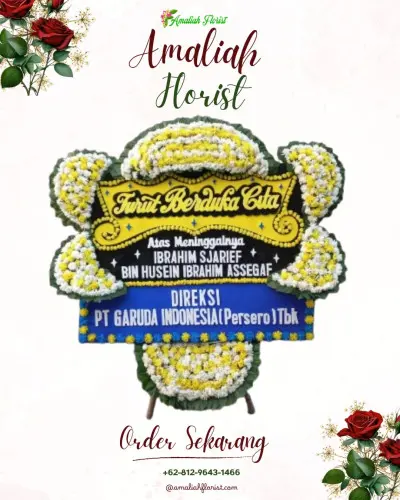 Papan Bunga Duka di Notogiwang