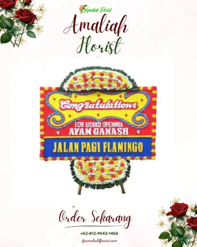 Bunga Papan Congratulation di Notogiwang